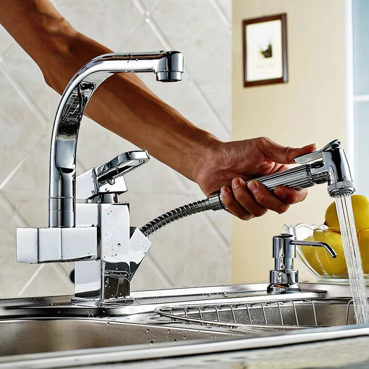 Unique Design Two-Way Stainless Steel Kitchen Faucet-Z1922