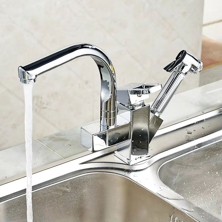 Unique Design Two-Way Stainless Steel Kitchen Faucet-Z1922