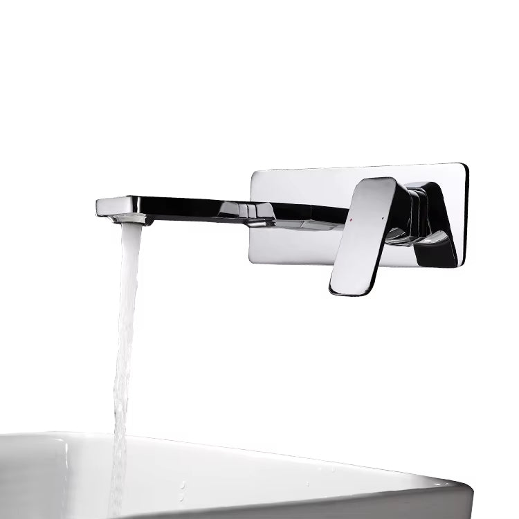Wall Mounted Brass Washbasin Single Handle Faucet-Z1309