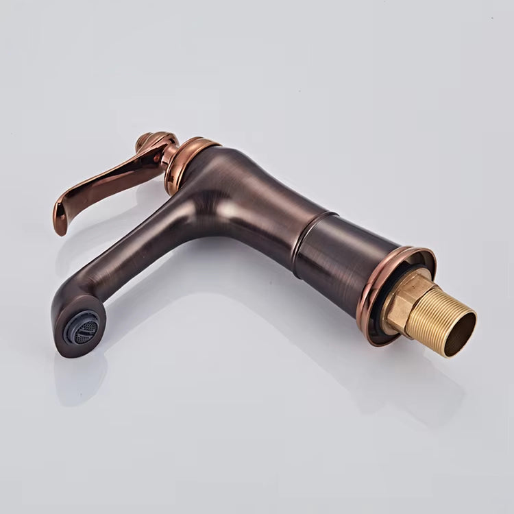 Antique Copper Finish Bathroom Vanity Sink Faucet-Z1726G