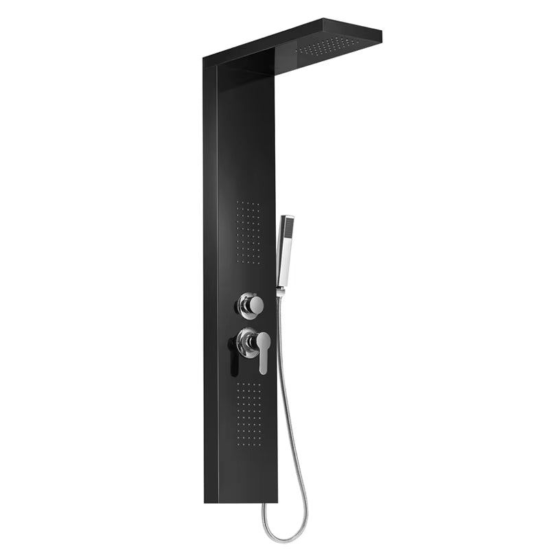 Shower Panel Column Tower Rainfall Shower Head With Jet Spa Spouts-6643