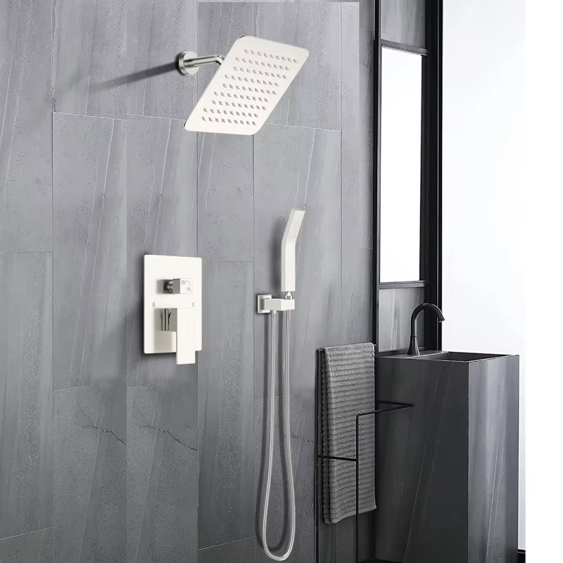 Wall Mounted Shower Set Bathroom Faucet Luxury Rain Shower Set-6573