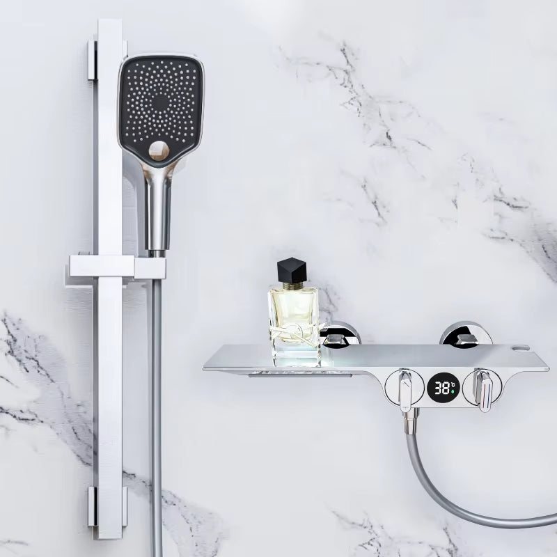 Luxury Simple Shower Set With Digital Display-6065