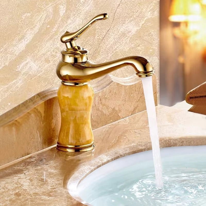 Unique Design Golden Basin Faucet-7961