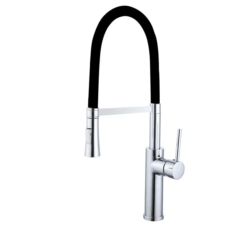 Kitchen Sink Countertop Mounted Hose Faucet With Bracket-8341