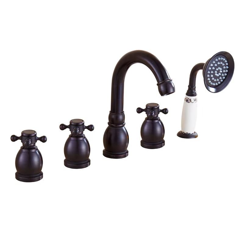 Bathroom Bathtub Faucet Hot And Cold Split Shower Set-6704