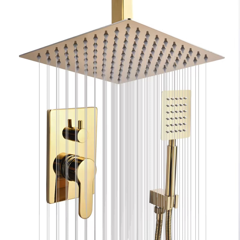 Hidden Bathroom Shower Set Multifunctional Handheld Shower Wall Shower Set-6529