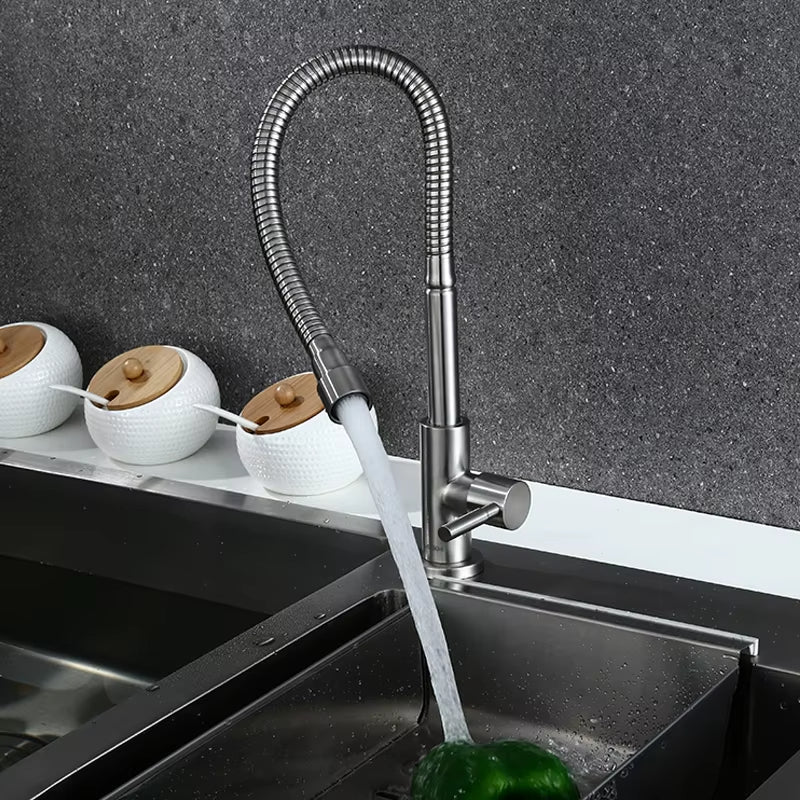Universal Rotating Faucet For Kitchen Stainless Steel Basin-5942