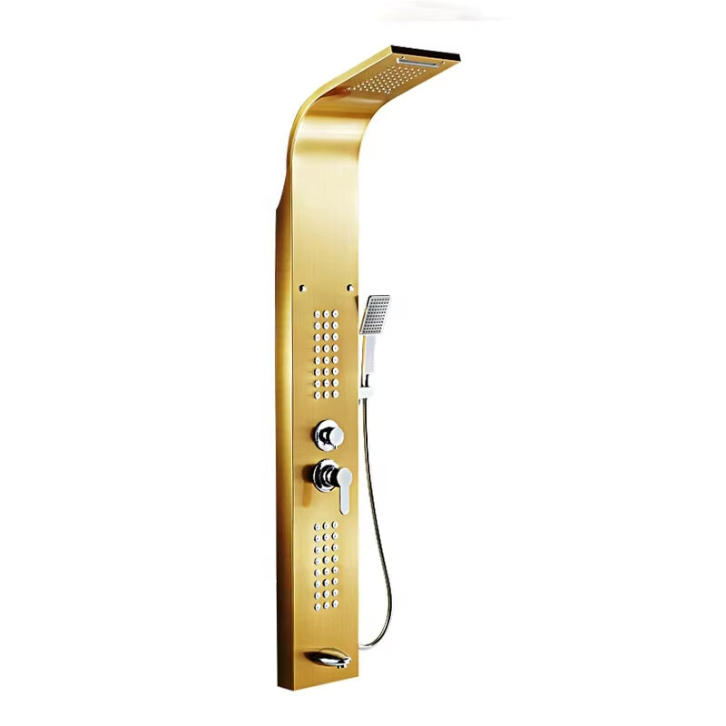Stainless Steel Waterfall Spa Massage Nozzle Smart Shower Wall Panel Shower Screen-Z-6802