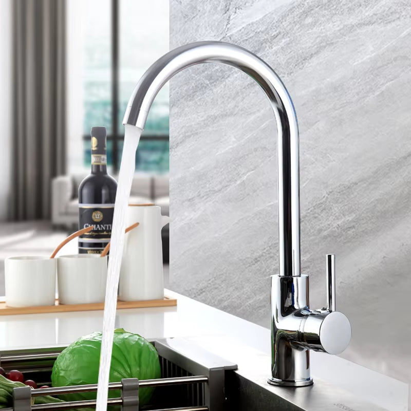 Modern Single Handle Kitchen Countertop Faucet-8020