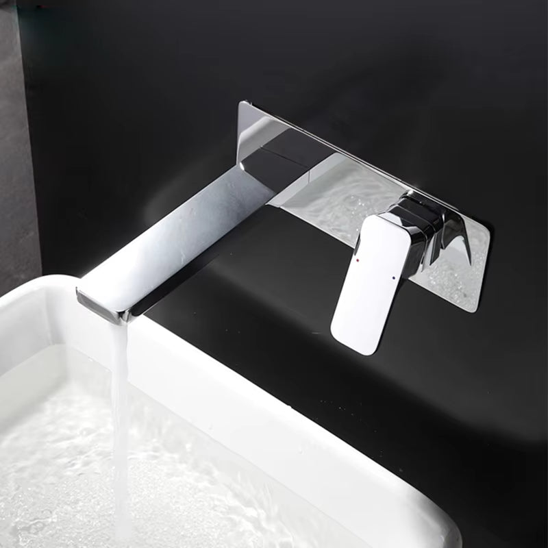 Wall Mounted Brass Washbasin Single Handle Faucet-Z1309