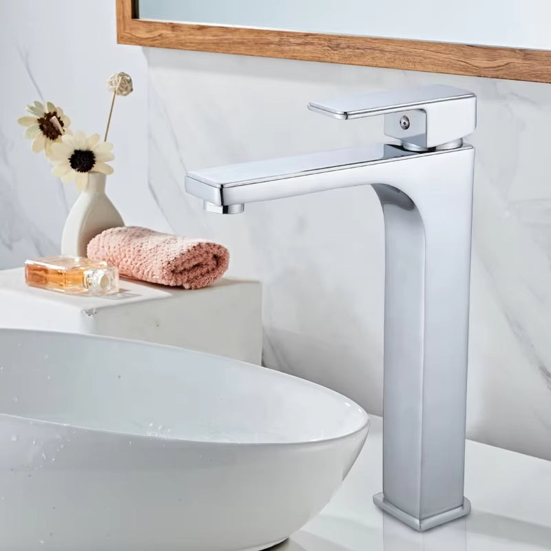 Bathroom Vanity Square Hot And Cold Water Faucet-7269