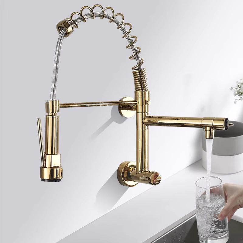 Wall Mounted Luxury Kitchen Faucet-8541