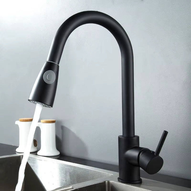 Pull-Out Spout Kitchen Sink Faucet-8548