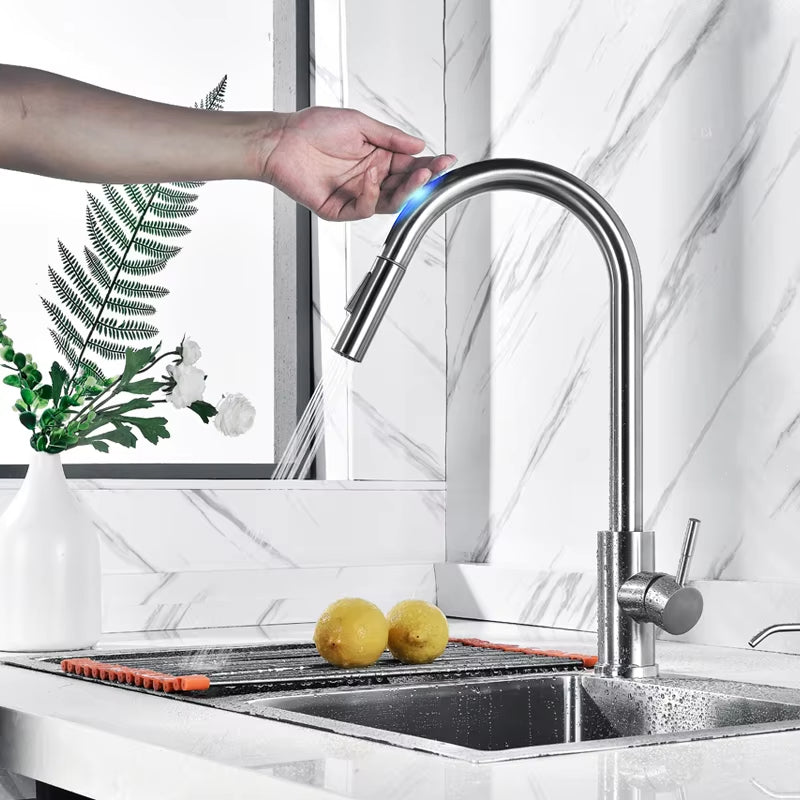 Premium Touch Sensing Kitchen Sink Thermostatic Faucet-8402