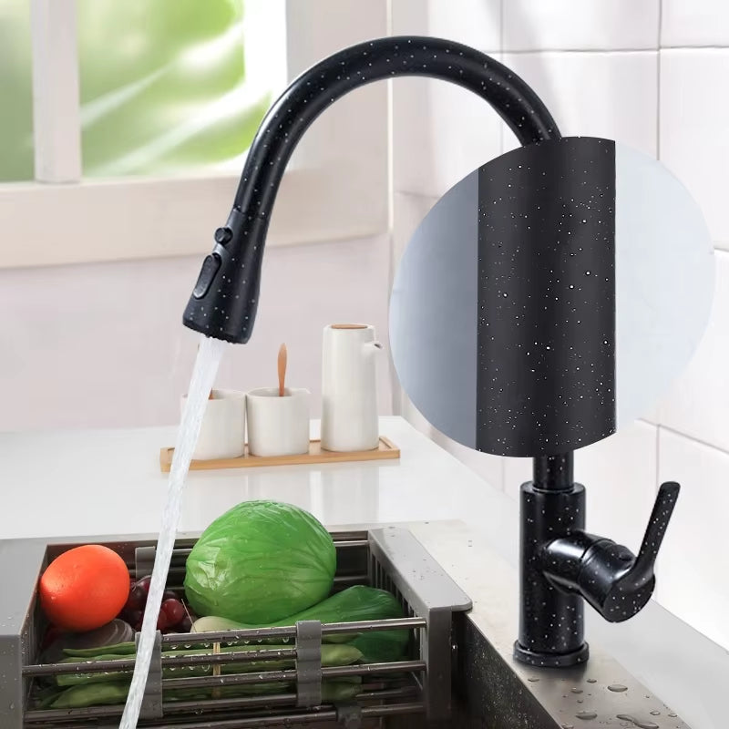 Classic Pull-Out Sprayer Sink Faucet-8600WH