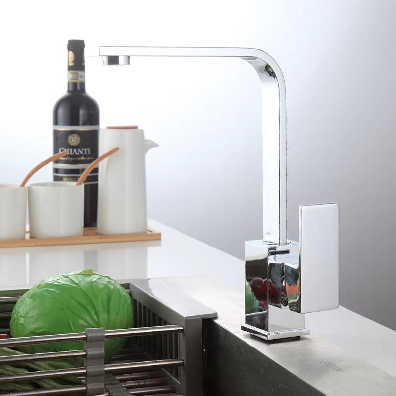 Modern Single Handle Kitchen Countertop Faucet-8024