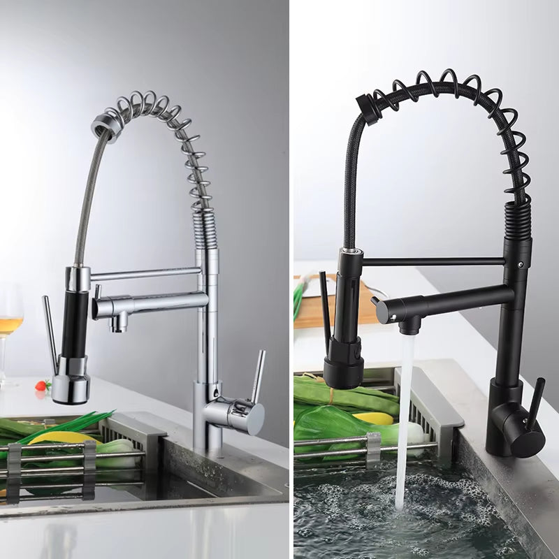 360 Degree Swivel Kitchen Sink Pull Down Faucet-8302