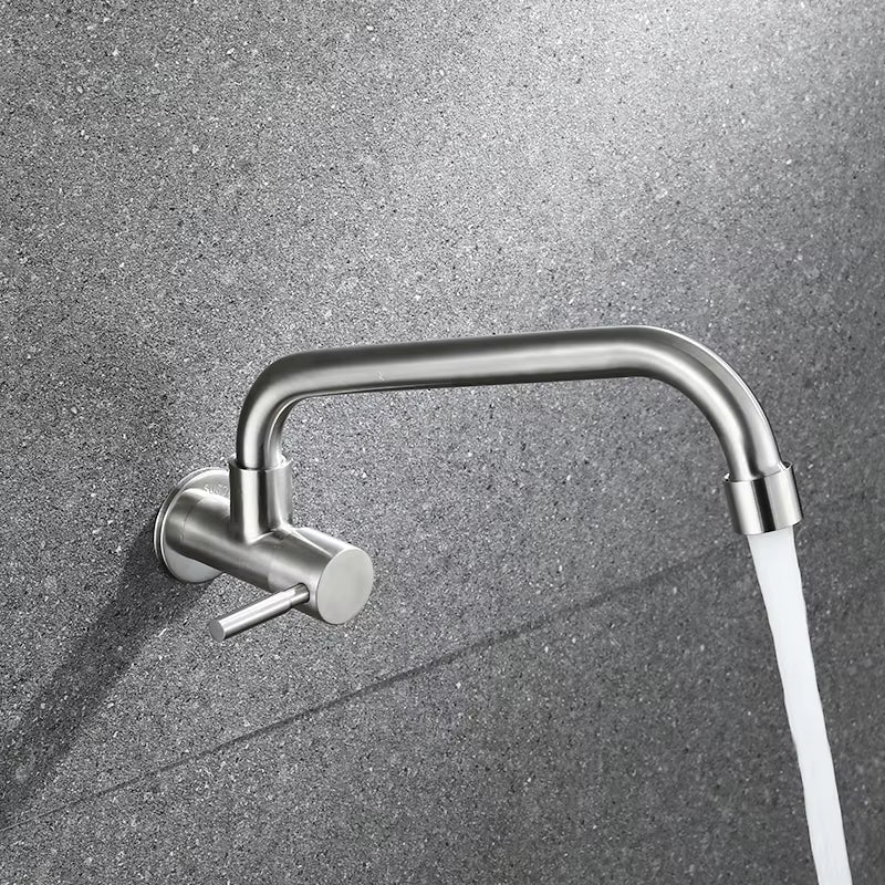Kitchen And Bathroom Wall Mounted Space Saving Faucets-5943