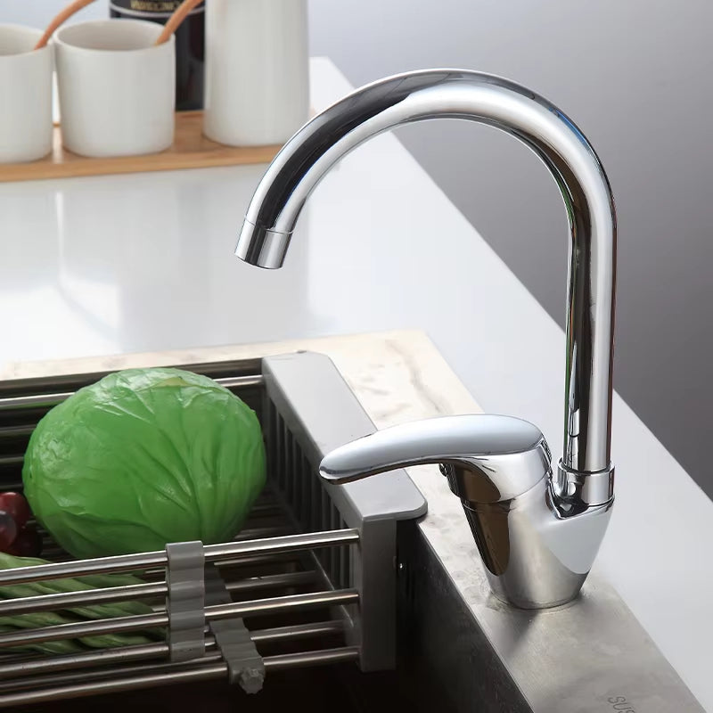 Simple Kitchen Sink Single Handle Single Hole Faucet-8514