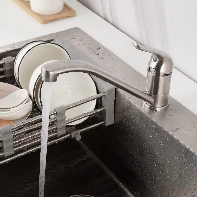 Extended Handle Faucet For Kitchen Balcony Hot And Cold-5325