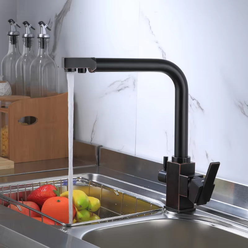 Kitchen Sink Countertop Mounted Square Pure Water Faucet-8909