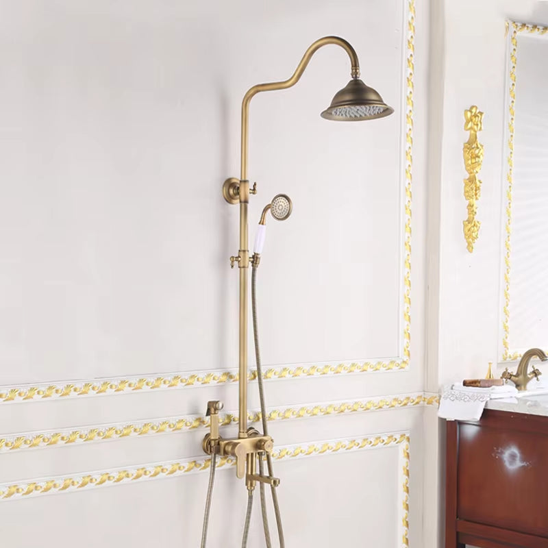 Classic Antique Wall Mounted Booster Shower-6206