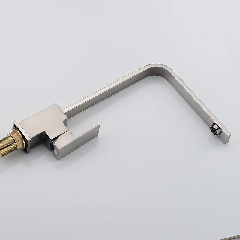 Stainless Steel Single Handle Kitchen Sink Faucet-8322