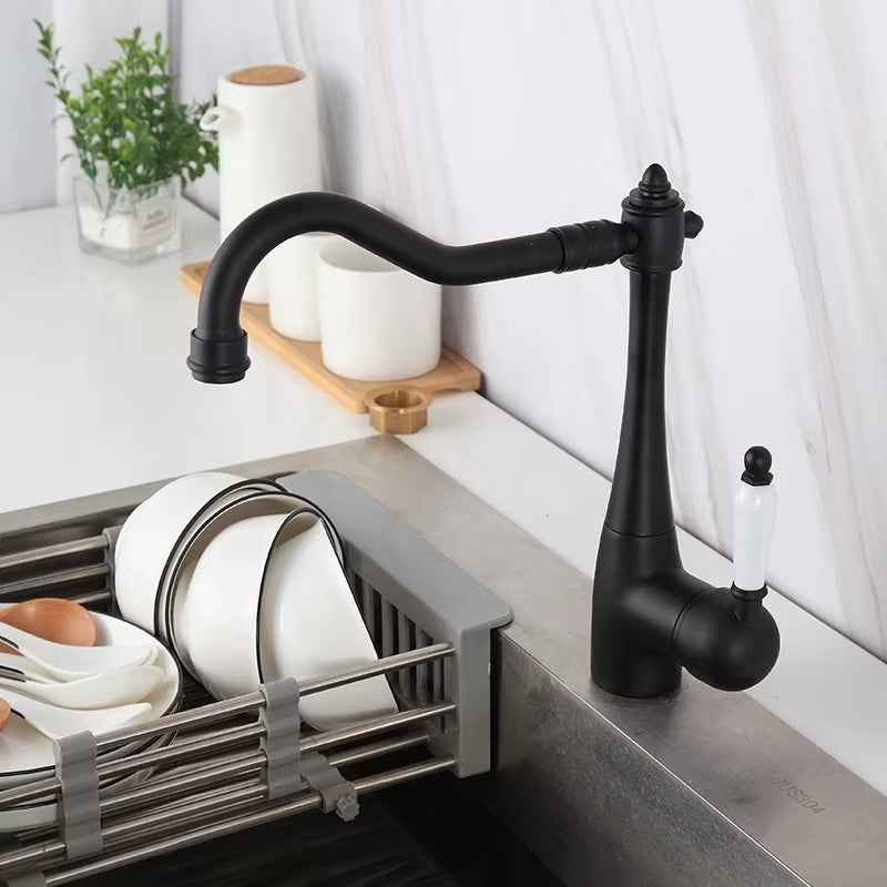 Luxury Designer Kitchen Countertop Mounted Faucet-8569