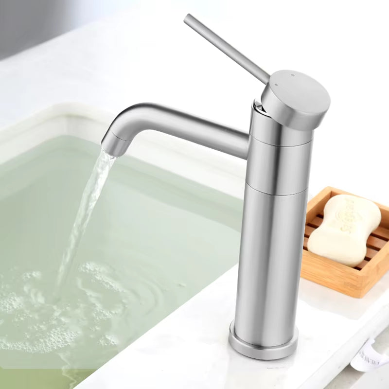 Bathroom Vanity Luxury Simple Hot And Cold Stainless Steel Faucet-5895