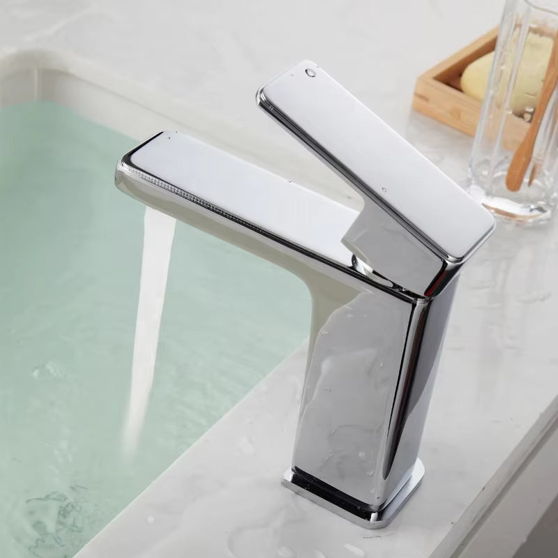 Bathroom Vanity Square Hot And Cold Water Faucet-7269