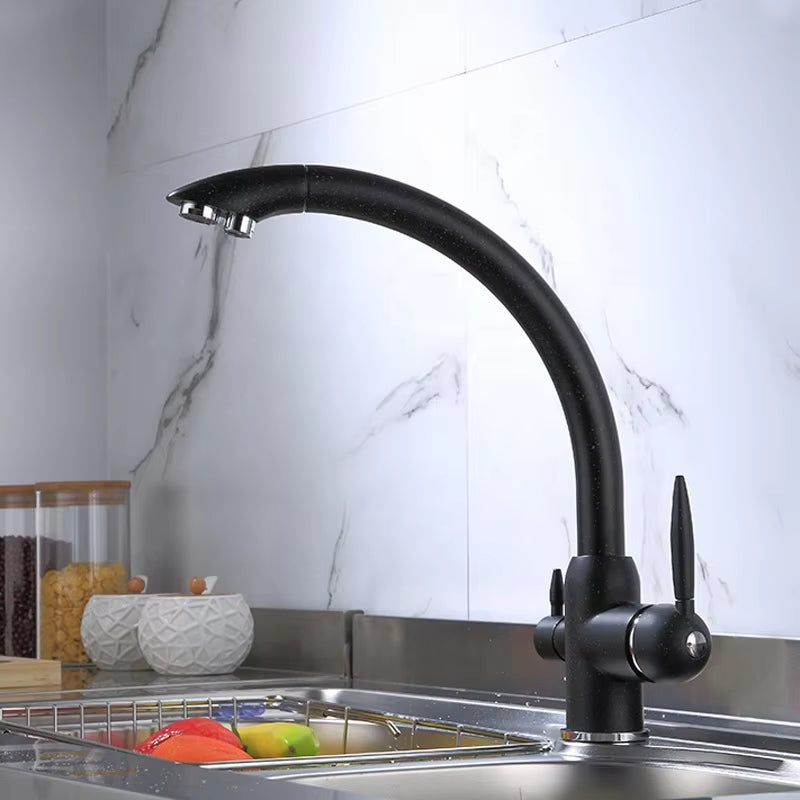 360 Degree Rotating Kitchen Single Hole Pure Water Faucet-8915