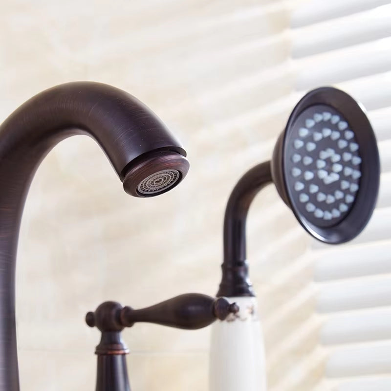 Bathroom 5 Hole Bathtub Faucet Bathroom Shower Mixer Faucet-6703