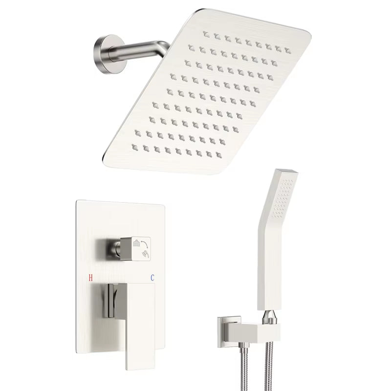 Wall Mounted Shower Set Bathroom Faucet Luxury Rain Shower Set-6573