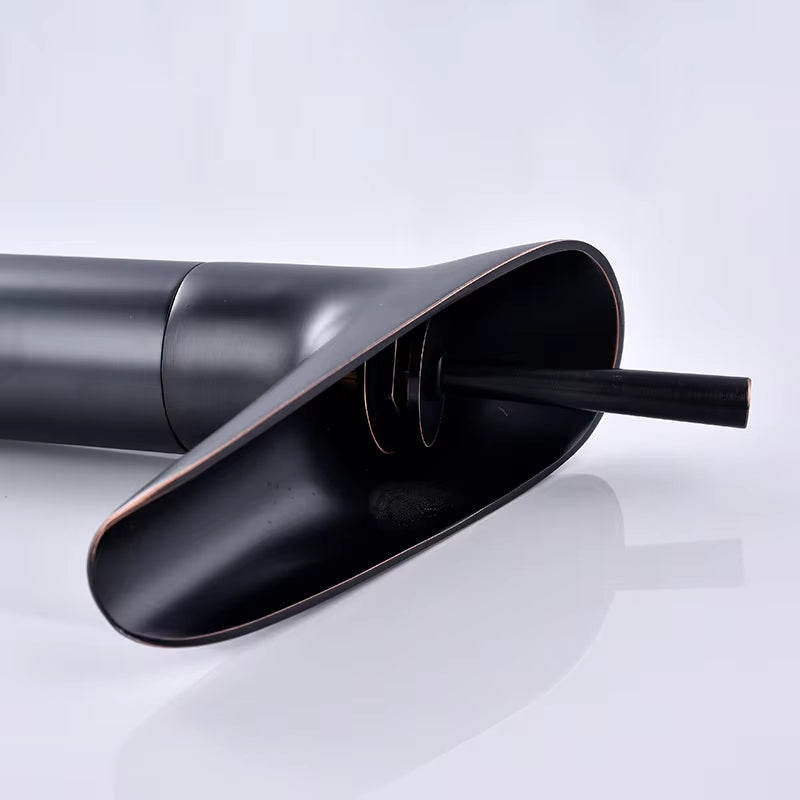 Bathroom Basin Unique Design Waterfall Hot And Cold Water Faucet-7069