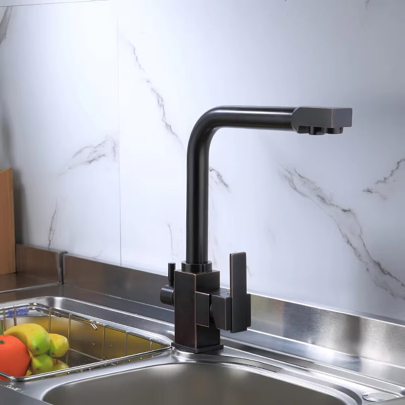Kitchen Sink Countertop Mounted Square Pure Water Faucet-8909