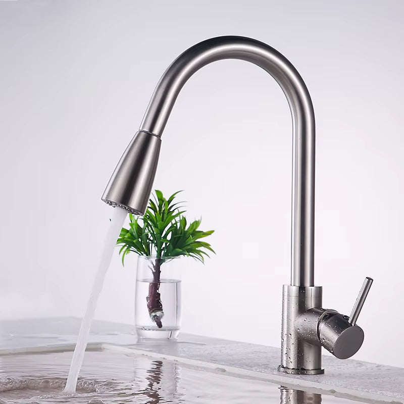 Pull-Out Spout Kitchen Sink Faucet-8548