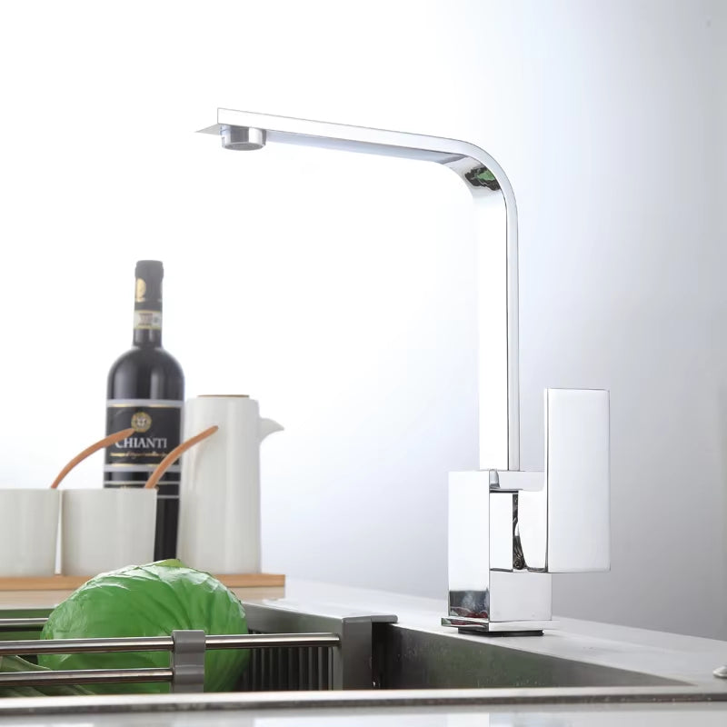 Modern Single Handle Kitchen Countertop Faucet-8024