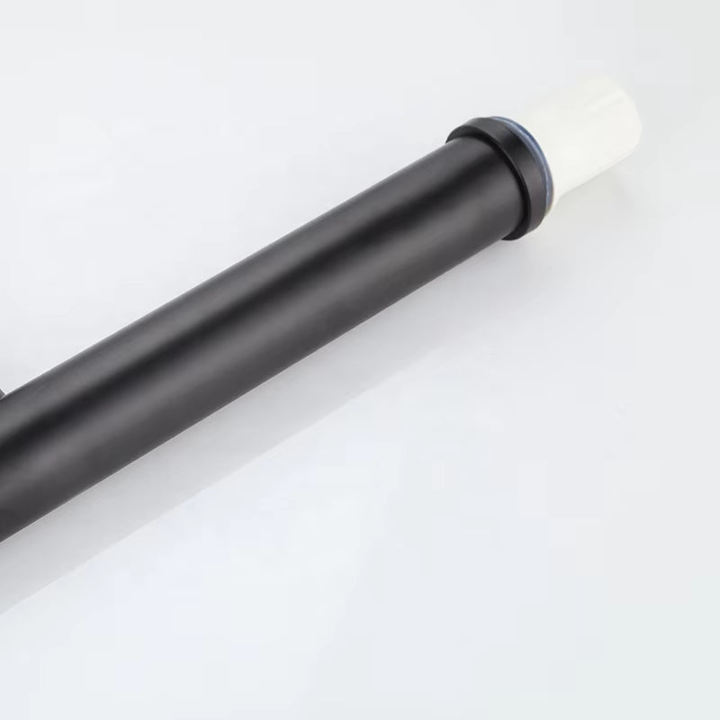 Black Hot And Cold Bathroom Faucet-5387