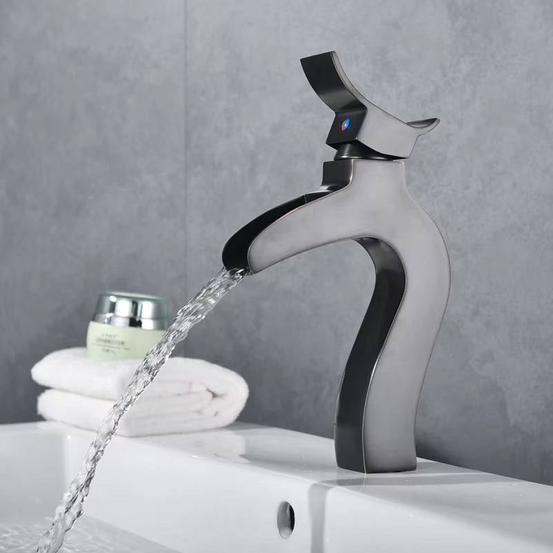 European Style Waterfall Hot And Cold Wash Basin Faucet-7247