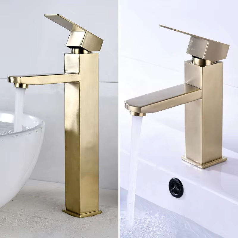 Bathroom Heightened Hand Wash And Face Wash Hot And Cold Water Faucet-5005