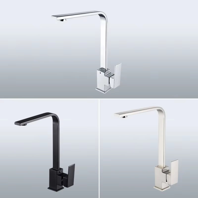 Stainless Steel Single Handle Kitchen Sink Faucet-8322
