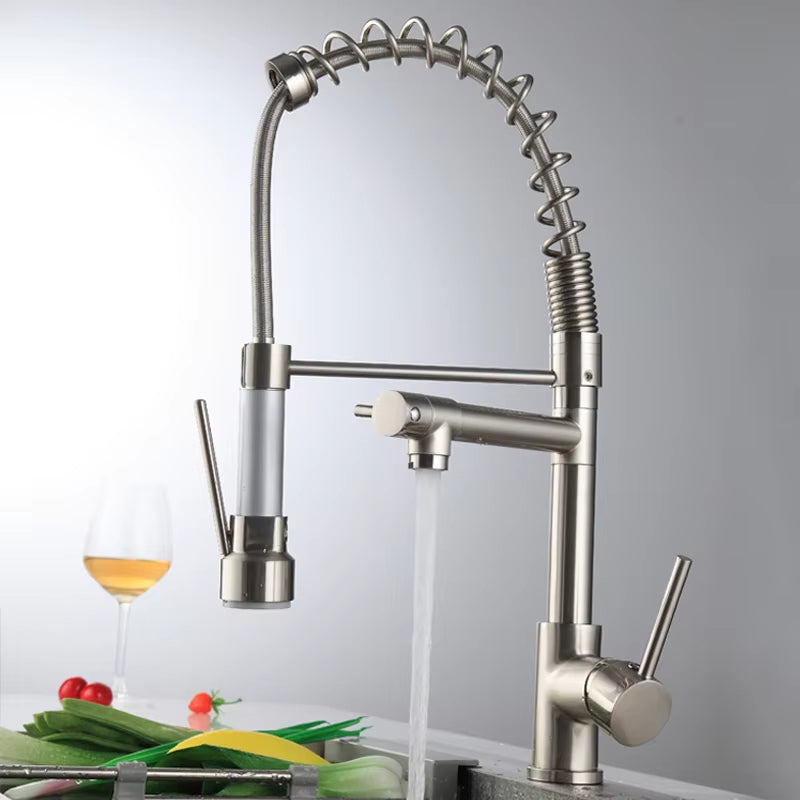 360 Degree Swivel Kitchen Sink Pull Down Faucet-8302