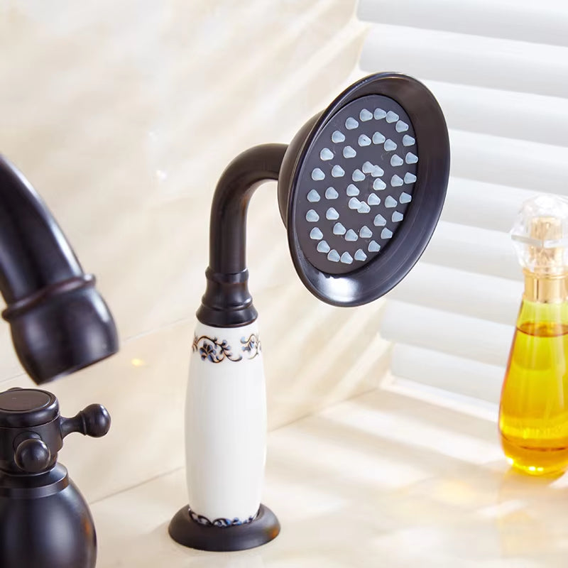 Bathroom Bathtub Faucet Hot And Cold Split Shower Set-6704