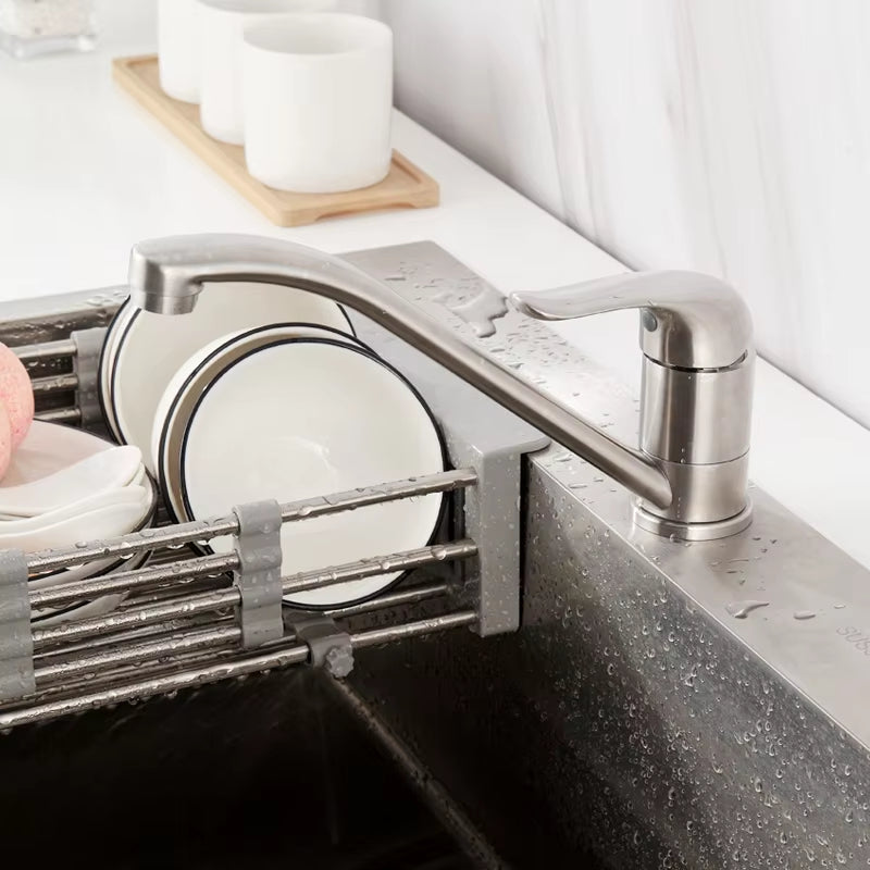 Extended Handle Faucet For Kitchen Balcony Hot And Cold-5325