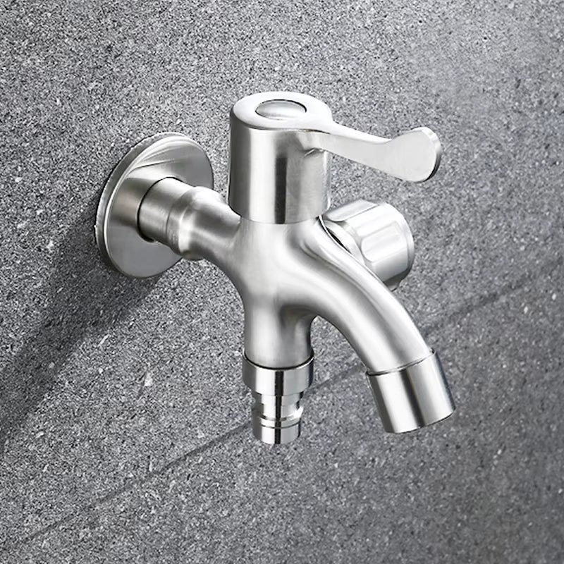 Modern 304 Stainless Steel Outdoor Wall Tap Water Single Faucet-2212