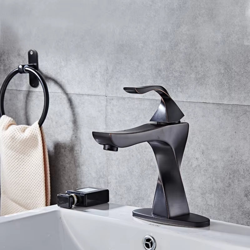 Bathroom Countertop Mounted Twist Design Faucet-7249
