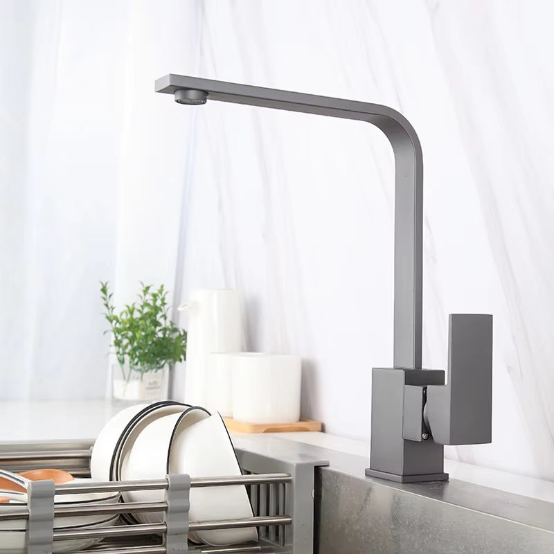 Simple High-End Design 360-Degree Kitchen Faucet-8578