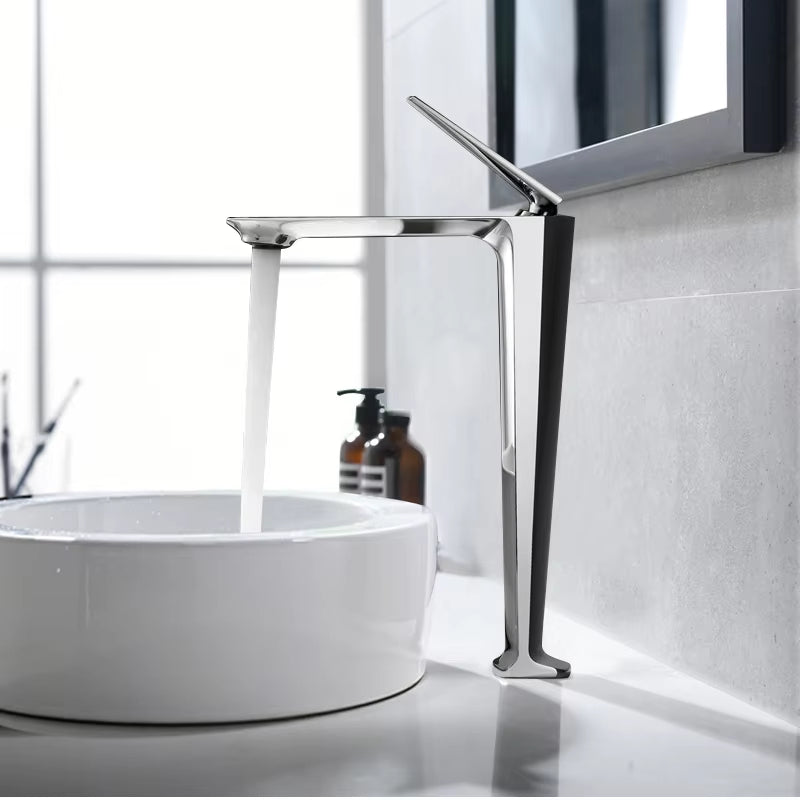 Modern Single Handle Single Hole Unique Design Basin Mixer Tap-7424