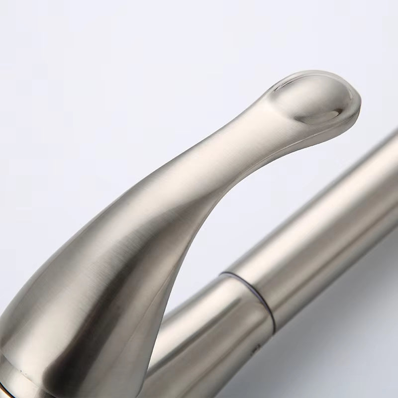 Pull-Out Sink Kitchen One-Button Water Stop Faucet-8555